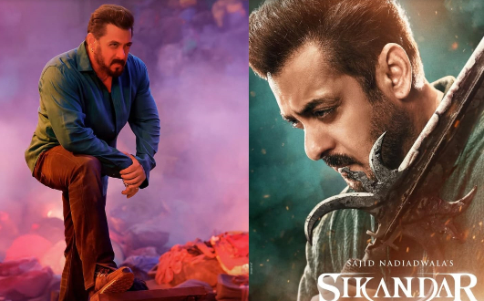 Sikandar Box Office Collection poster featuring Salman Khan and Rashmika Mandanna from the 2025 film directed by A.R. Murugadoss